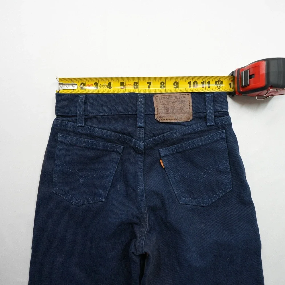 Orange Tab Levi's Jeans Youth Sz 12‎ (25X26) 550 Relaxed Fit Denim